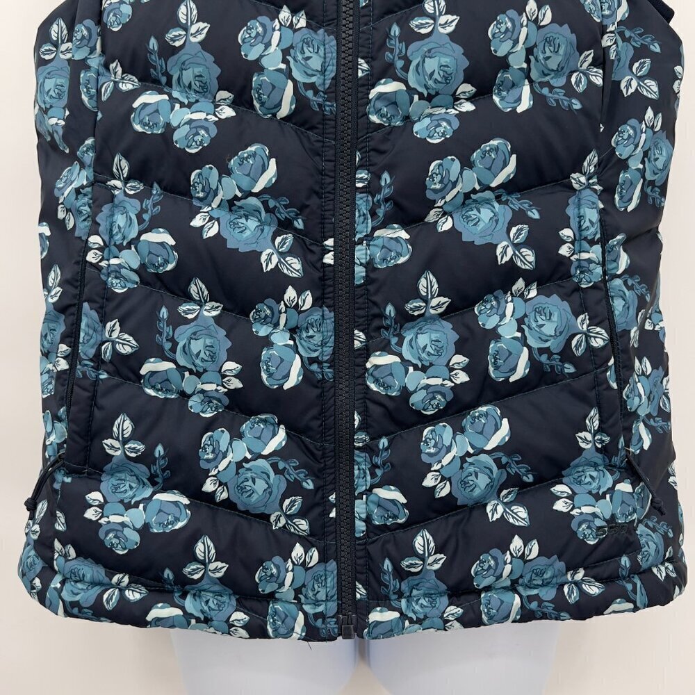 The North Face 550 Floral Goose Down Puffer Ski Vest Women's M - Picture 4 of 12